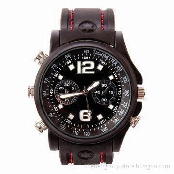 Watch Camera with Hidden Lens and High-definition and Voice Video Recording